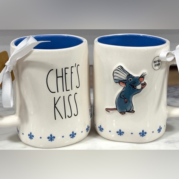 Other - New Rae Dunn x Pixar’s Ratatouille ceramic coffee mug CHEF’S KISS
